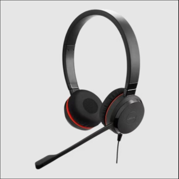 Jabra Evolve 30 II HSC060 Stereo Headset with USB Link Wired Interface ENC060 - Picture 1 of 9